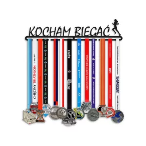 Wieszak biegowy kocham biegać dla pań