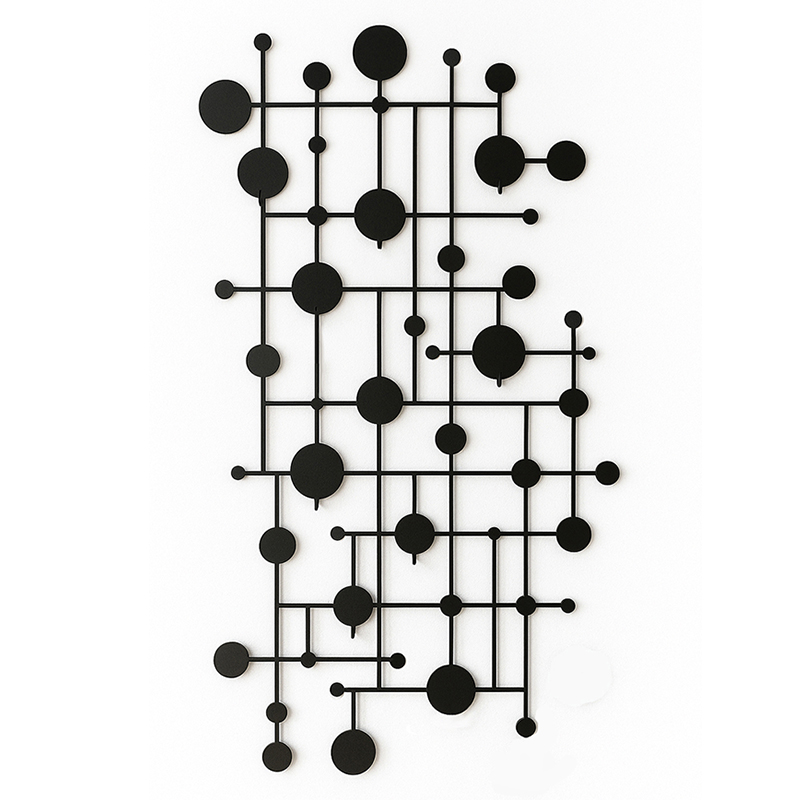 Loftowy Wieszak Ścienny Z Metalu Konstelacja