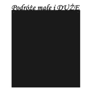 Metalowa Tablica Podróże Małe I Duże