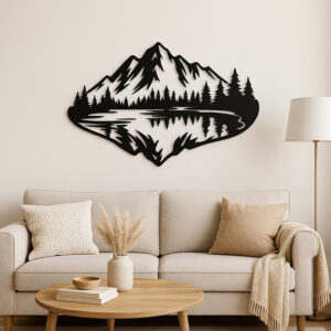 Metalowa Ozdoba Morskie Oko Giewont