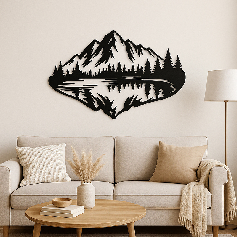 Metalowa Ozdoba Morskie Oko Giewont