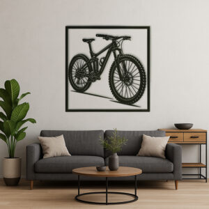 Metalowy obraz ścienny rower mtb