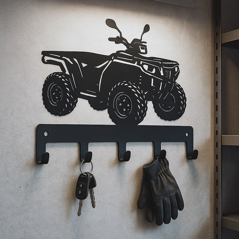 Industrialny wieszak ścienny Quad ATV