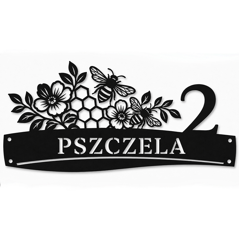 Tablica adresowa Pszczela plaster miodu