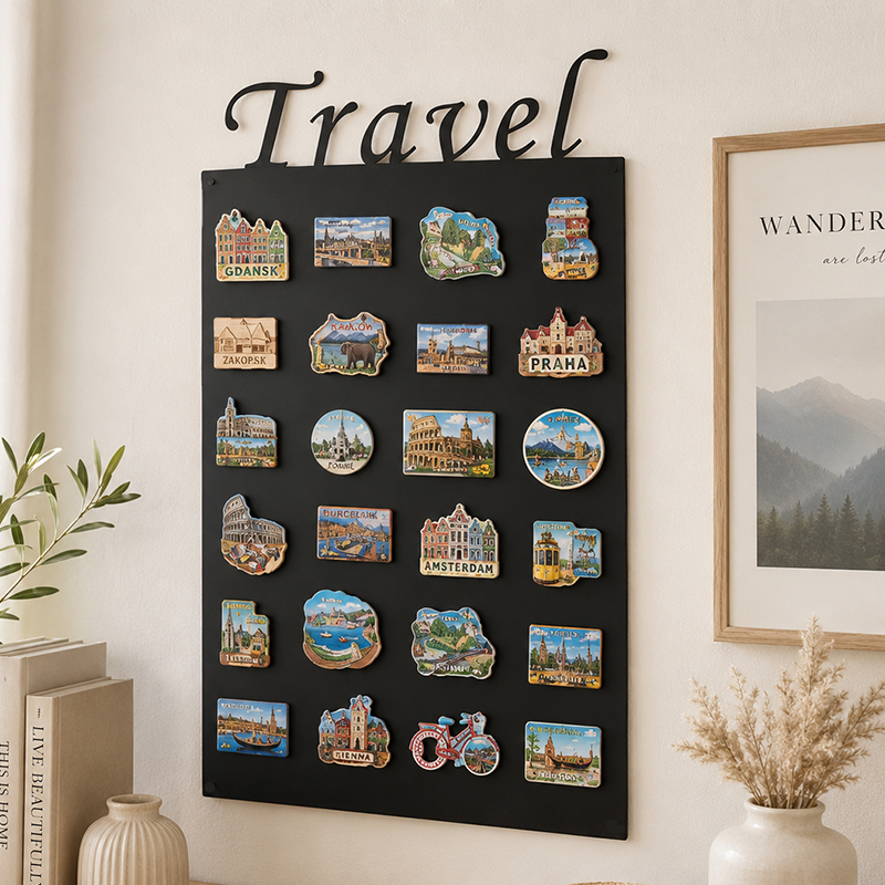 Tablica magnetyczna na magnesy podróżne Travel