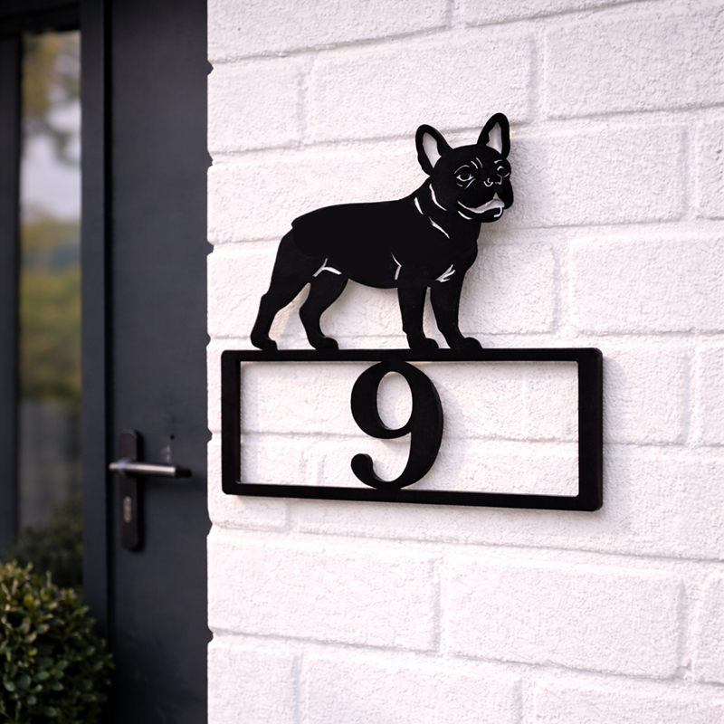 Tabliczka metalowa na elewacje domu