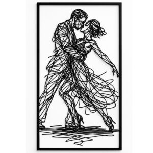 Tango Nocy Metalowa Dekoracja Ścienna