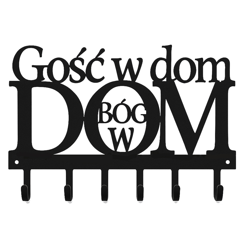 Wieszak Do Przedpokoju Gość W Dom Bóg W Dom