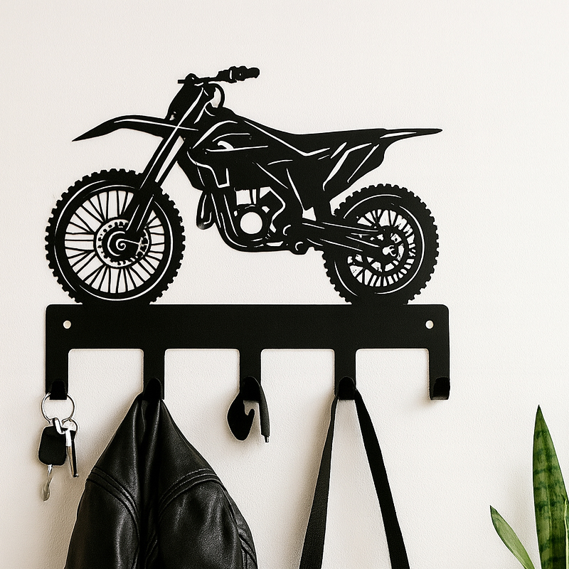 Wieszak dla fana motocrossu i enduro