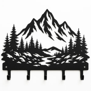 Wieszak ścienny góry tatry choinki