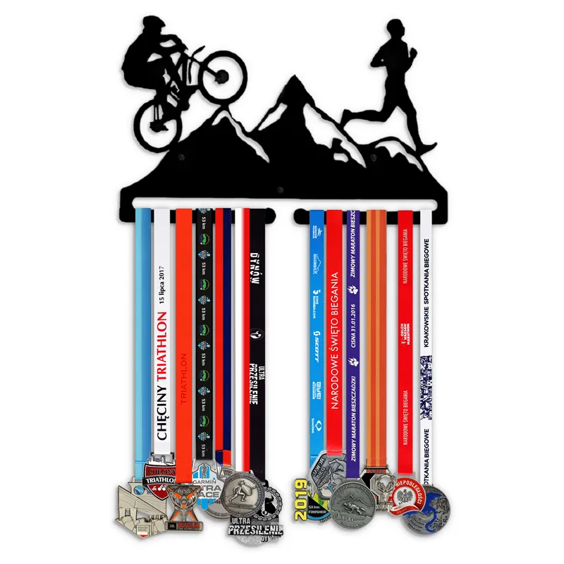 Wieszak na medale Rower Bieganie Góry