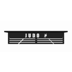 Półka metalowa na puchary Judo
