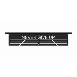 Półka na puchary never give up