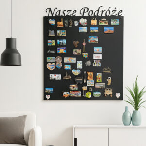 tablica ścienna na magnesy z wakacji