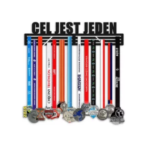 Wieszak metalowy na medale cel jest jeden