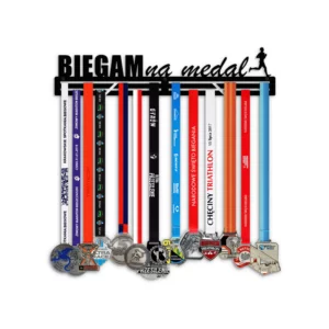 Wieszak na medale biegam na medal