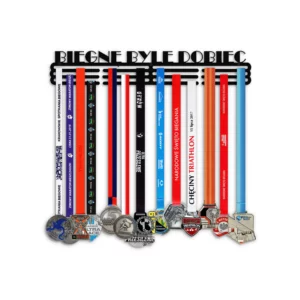 Wieszak na Medale biegnę byle dobiec