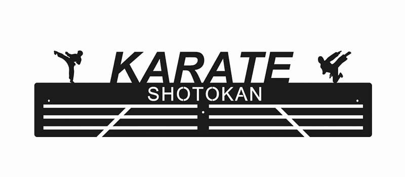 Wieszak na medale karate shotokan