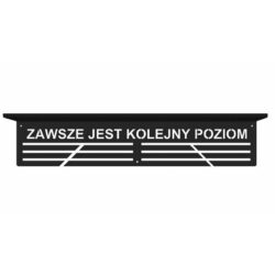 Półka na puchary zawsze jest kolejny poziom z metalu
