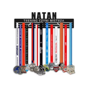 Wieszak na medale trening czyni mistrza