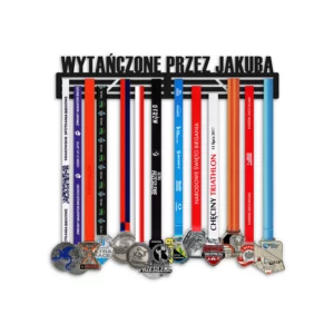 Wieszak na medale wytańczone imienny