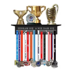 Wieszak na medale z półką zesram się a nie dam się